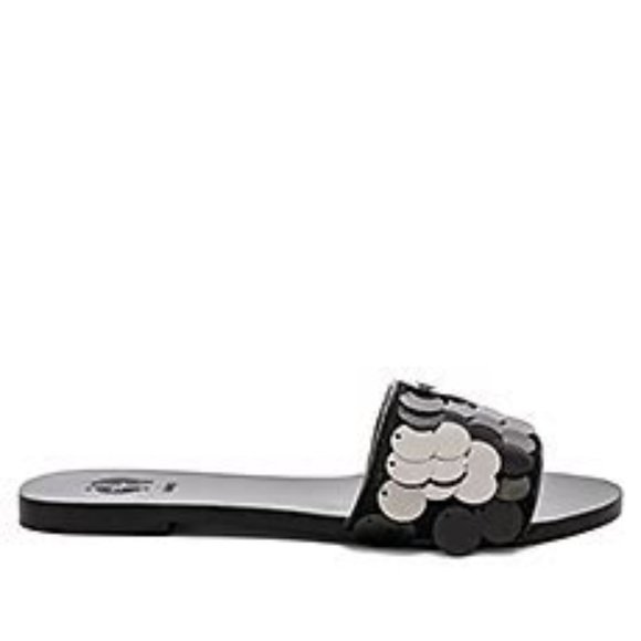 NWT Raye Black Leilani Slide Sandal - Picture 2 of 5